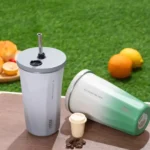 Tyeso 600ml Stainless Steel Tumbler – Ice Cold Beverage & Coffee Cup
